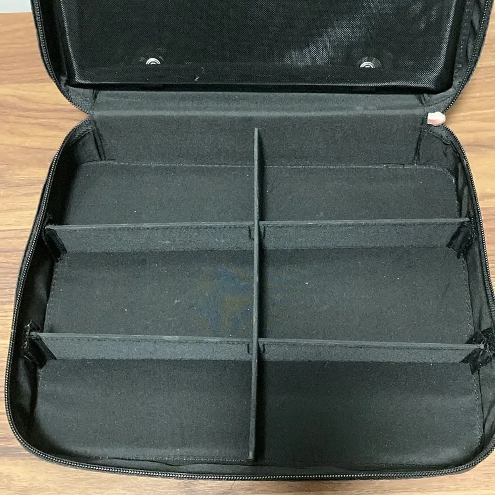 Dior Beauty Cosmetic/Jewlery Travel Case in Black Houndstooth with Silver logo. - Picture 3 of 10